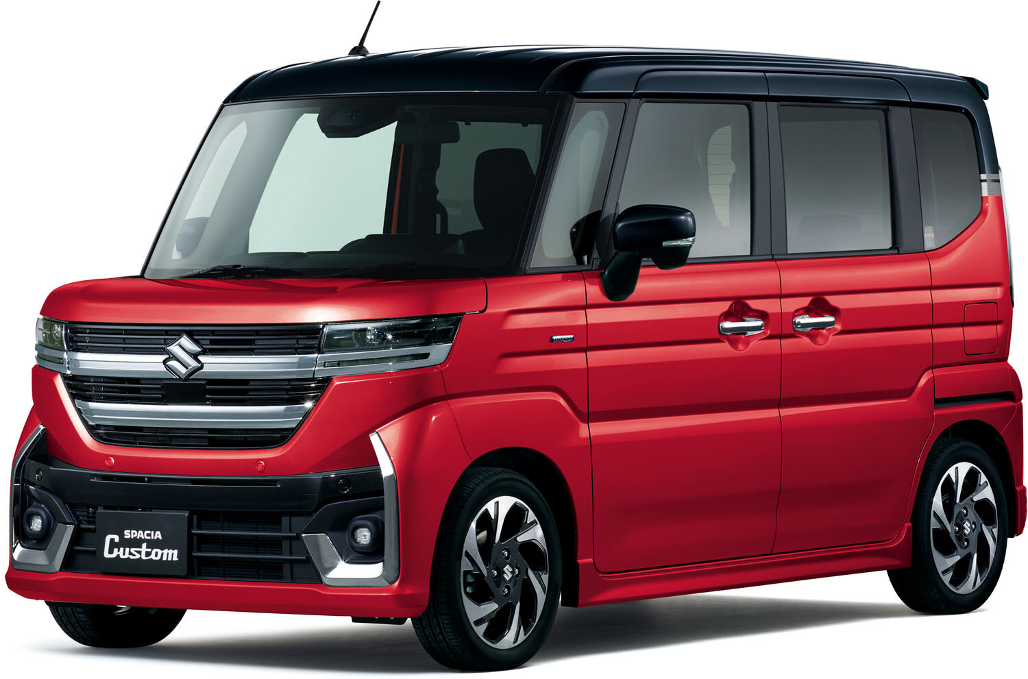 スペーシアカスタムフェニックスレッドパール　ブラック2トーンルーフ